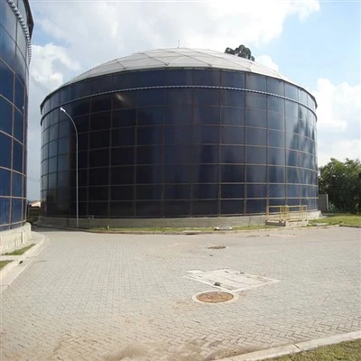 Tanque de armazenamento de água para proteção contra incêndio em aço aparafusado